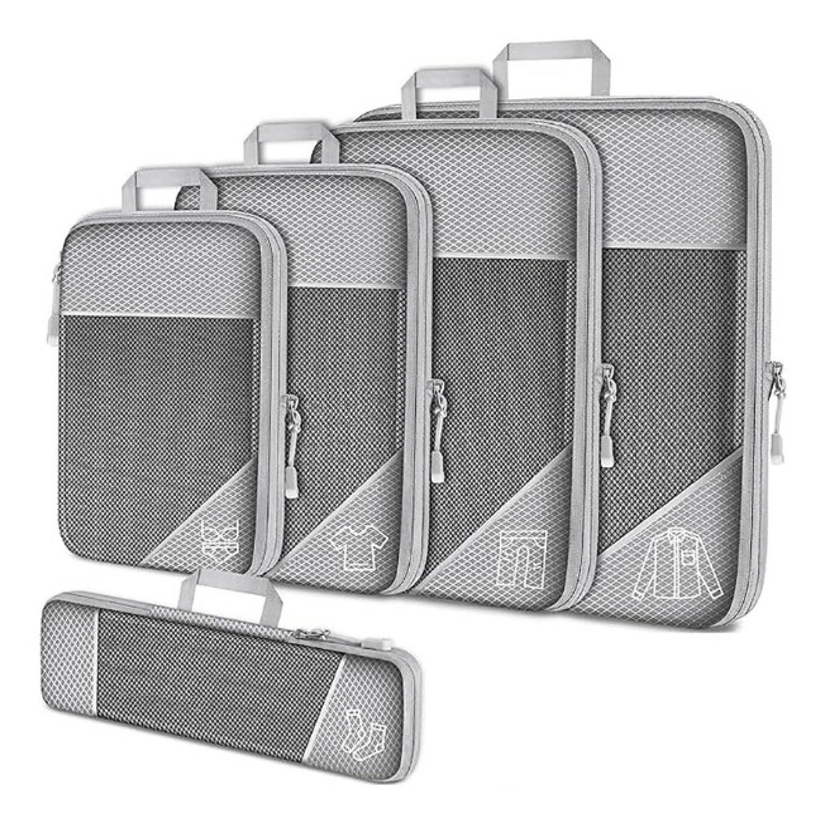 PACK COMPRESS'BAG : ORGANISATEURS COMPACT DE VALISE 5 PIÈCES