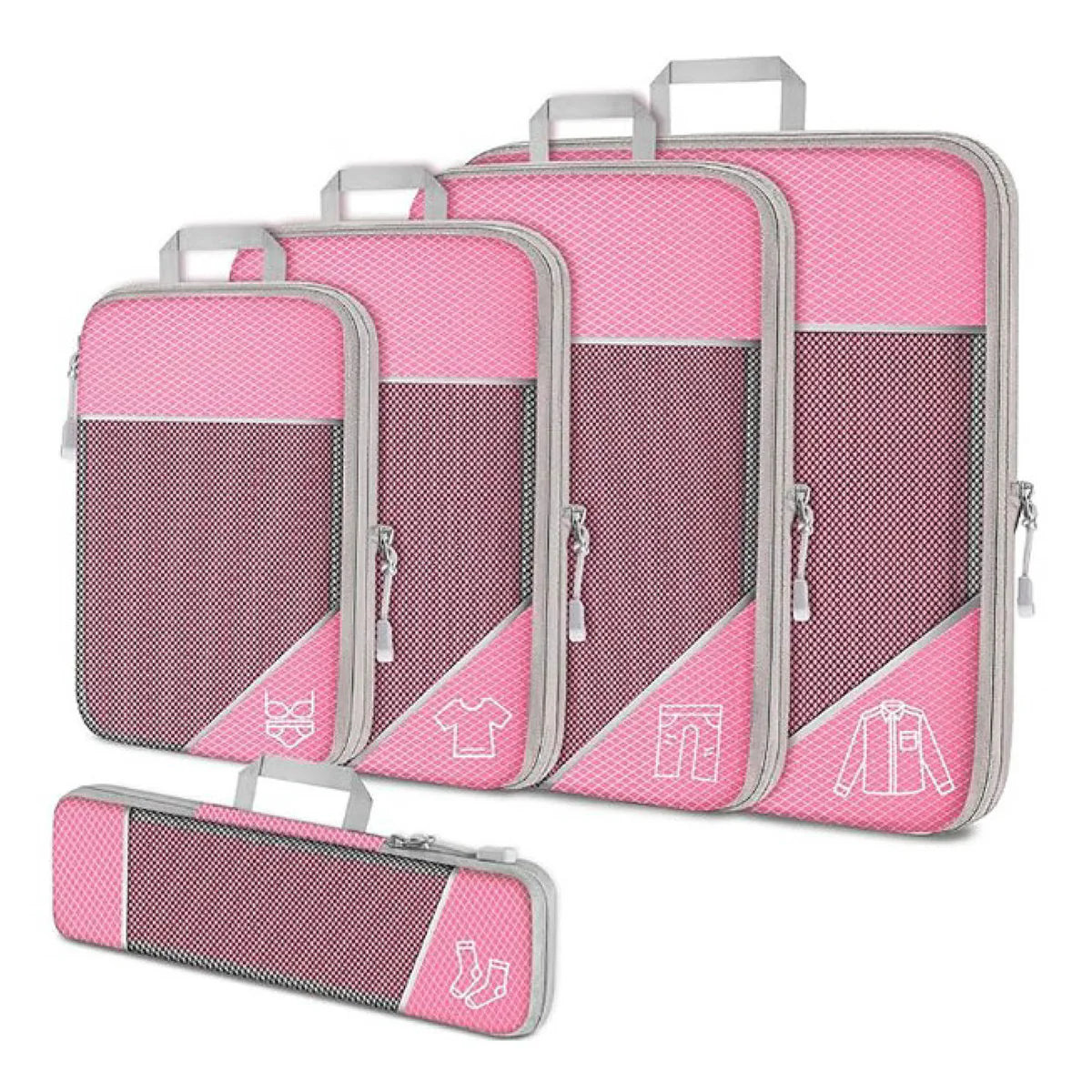 PACK COMPRESS'BAG : ORGANISATEURS COMPACT DE VALISE 5 PIÈCES