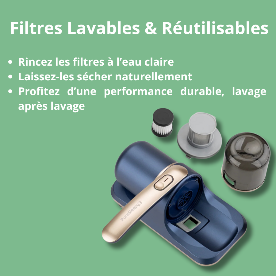 PURE'SLEEP : JUSQU'À 99,99% DES ALLERGÈNES NEUTRALISÉS