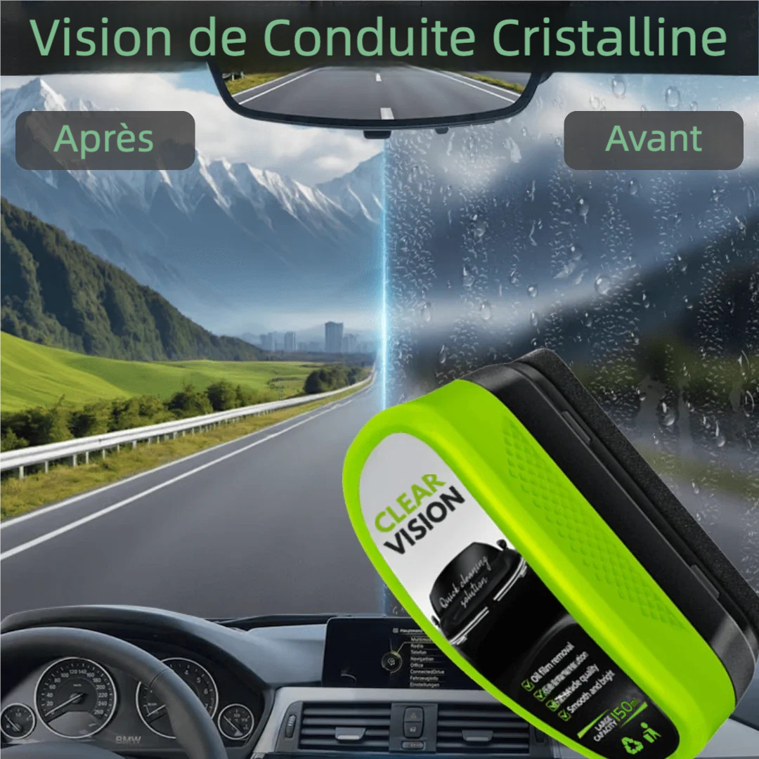 CLEARVISION OIL FILM BRUSH 2.00 : CLARTÉ OPTIMALE PAR TOUS TEMPS