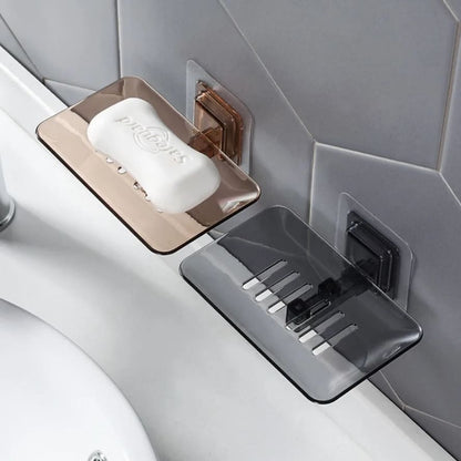 PORTE-SAVON MURAL AUTO-ADHESIF PVC