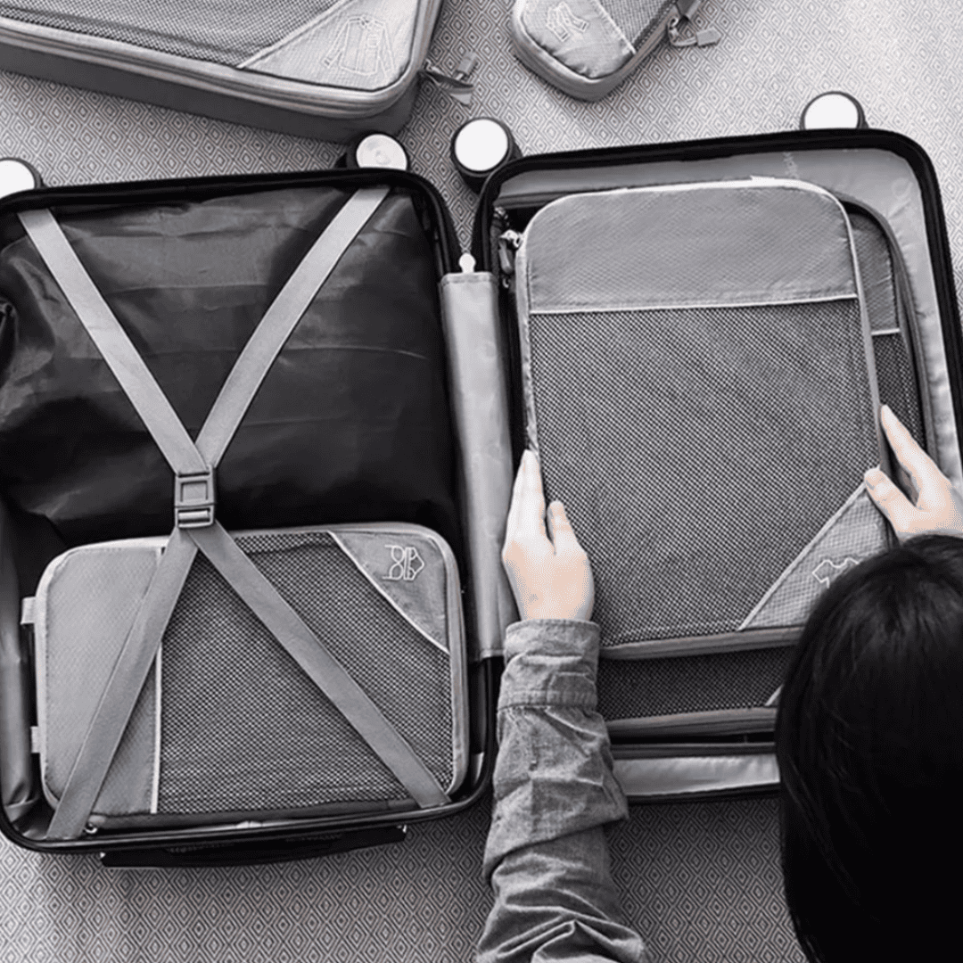 PACK COMPRESS'BAG : ORGANISATEURS COMPACT DE VALISE 5 PIÈCES
