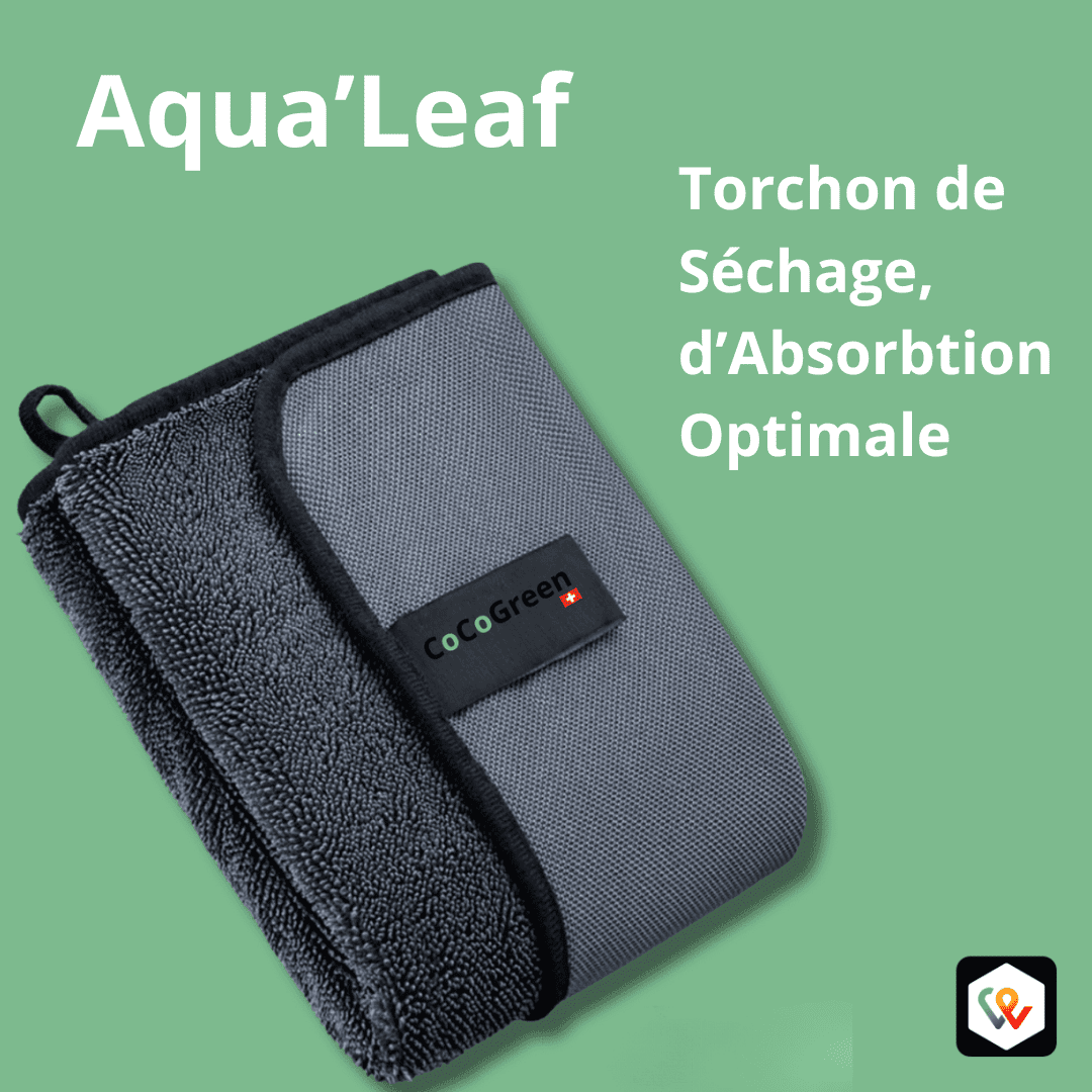 AQUA'LEAF : SÉCHAGE DOUBLE FACE ULTRA ABSORBANT